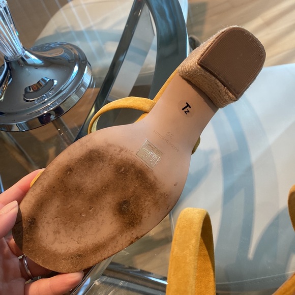 ALOHAS Laura Sandal in Bold Mustard - Picture 12 of 16